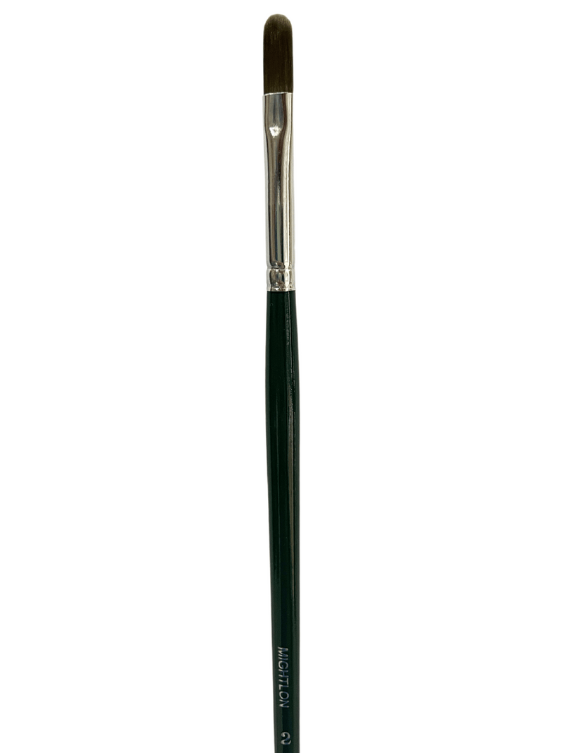 Das S6400 Mightlon Synthetic Filbert Long Handle Brushes