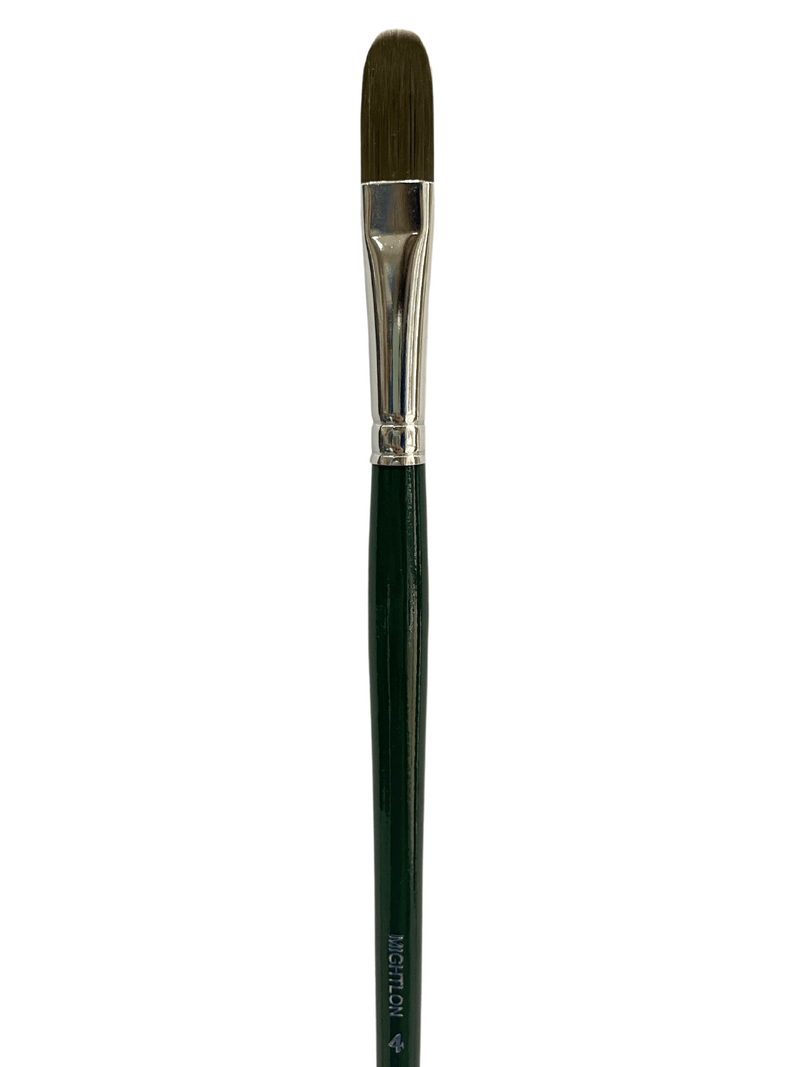 Das S6400 Mightlon Synthetic Filbert Long Handle Brushes