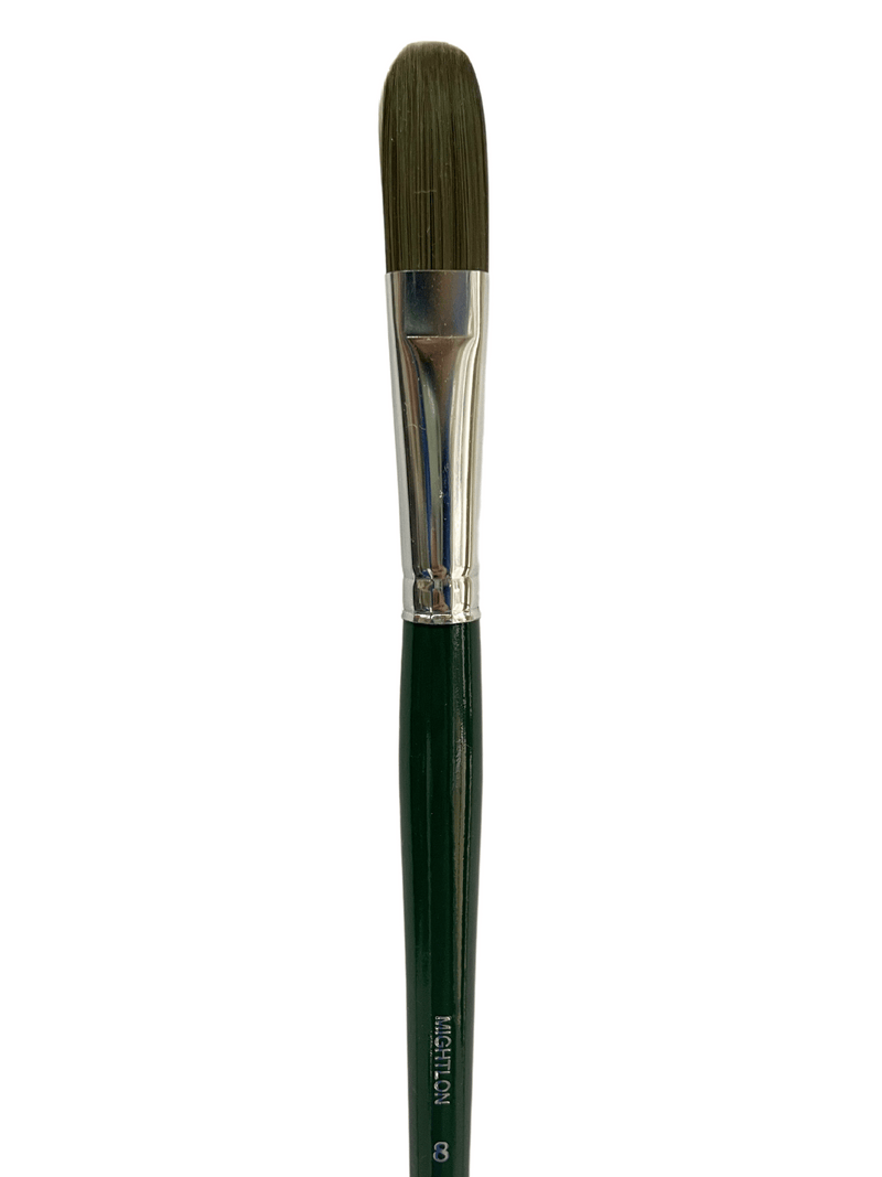 Das S6400 Mightlon Synthetic Filbert Long Handle Brushes