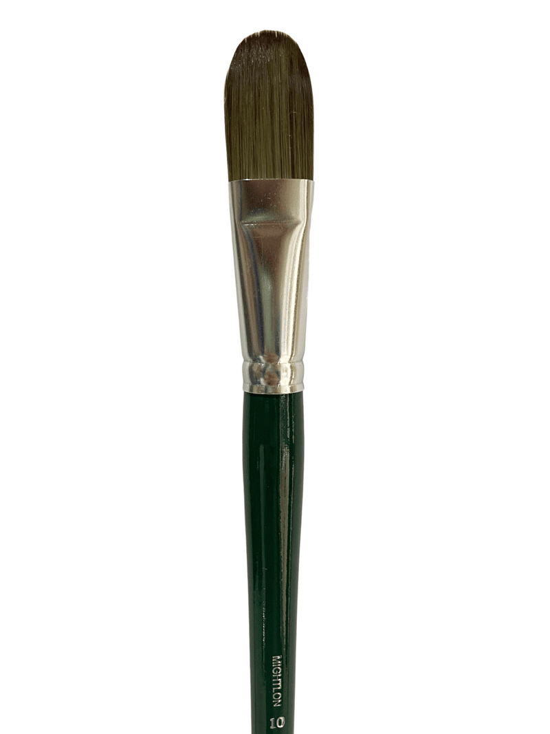 Das S6400 Mightlon Synthetic Filbert Long Handle Brushes