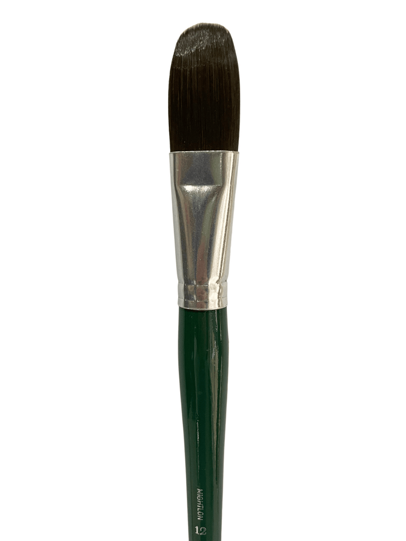 Das S6400 Mightlon Synthetic Filbert Long Handle Brushes