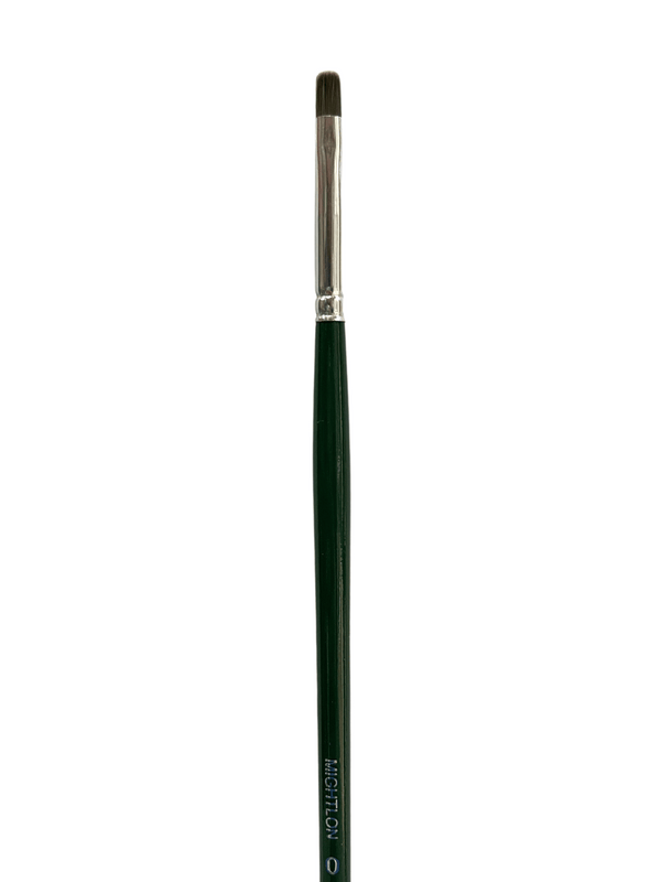 Das S6400 Mightlon Synthetic Square Filbert Long Handle Brushes#size_0