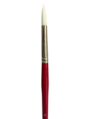 Das S9501 White Taklon Round Long Handle Brushes