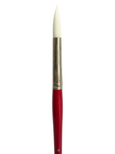 Das S9501 White Taklon Round Long Handle Brushes