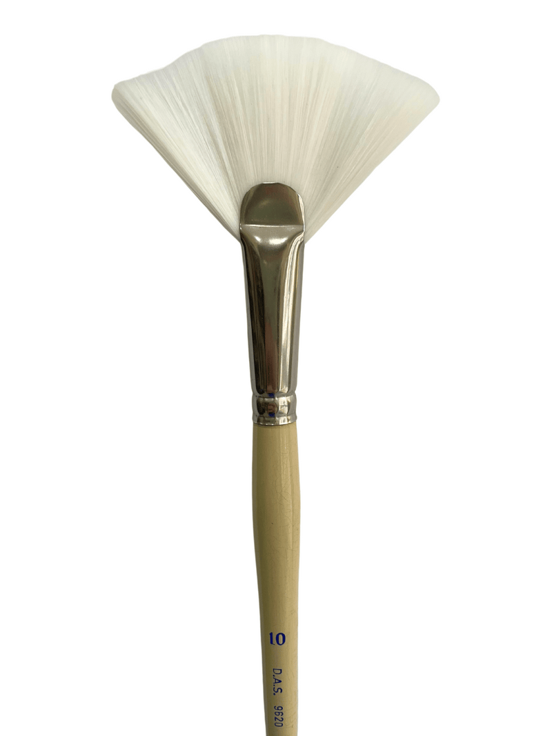 Das S9620 White Taklon Fan Art Paint Brush