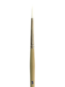Das S9701 White Taklon Round Paint Brush
