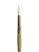 Das S9701 White Taklon Round Paint Brush