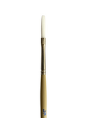 Das S9801 White Taklon Flat Art Paint Brush