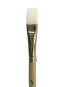Das S9860 White Taklon Square Wash Art Paint Brush