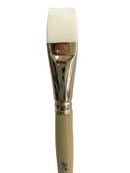 Das S9860 White Taklon Square Wash Art Paint Brush