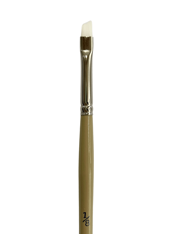 Das S9950 White Taklon Angular Art Paint Brush#size_1/8