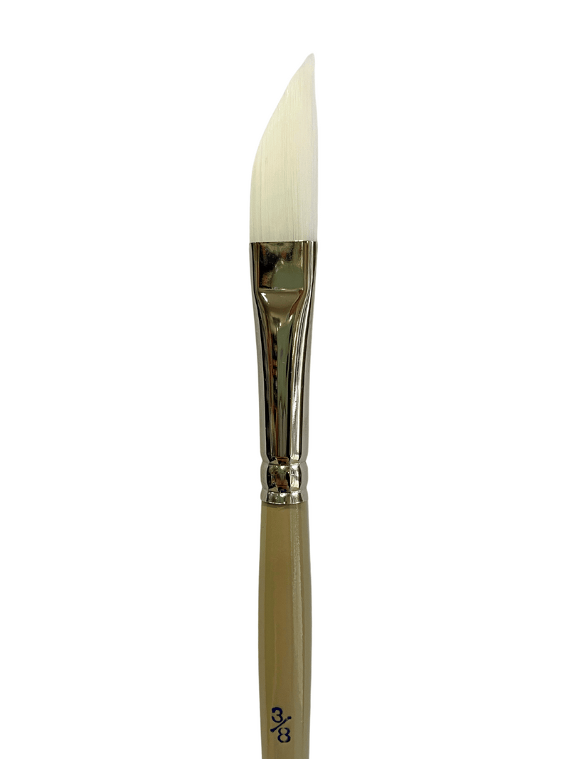 Das S9970 White Taklon Dagger Paint Brush