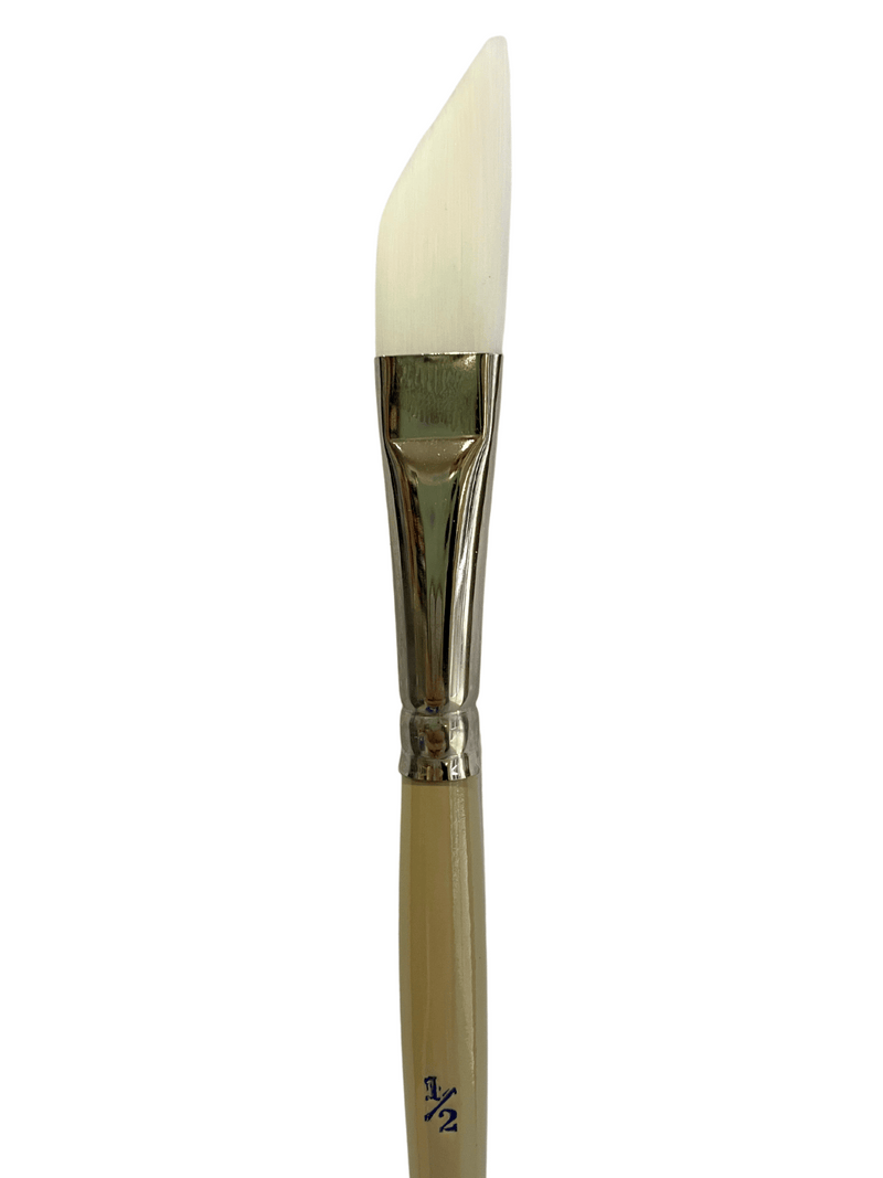 Das S9970 White Taklon Dagger Paint Brush