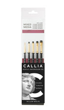 Willow Wolfe Callia Mixed Media Blending Synthetic Kolinsky Sable Brush Set