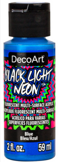 Decoart Black Light Neons 2oz#Colour_BLUE
