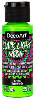 Decoart Black Light Neons 2oz#Colour_GREEN