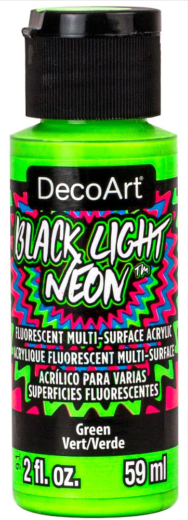 Decoart Black Light Neons 2oz