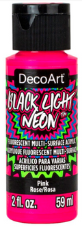 Decoart Black Light Neons 2oz#Colour_PINK