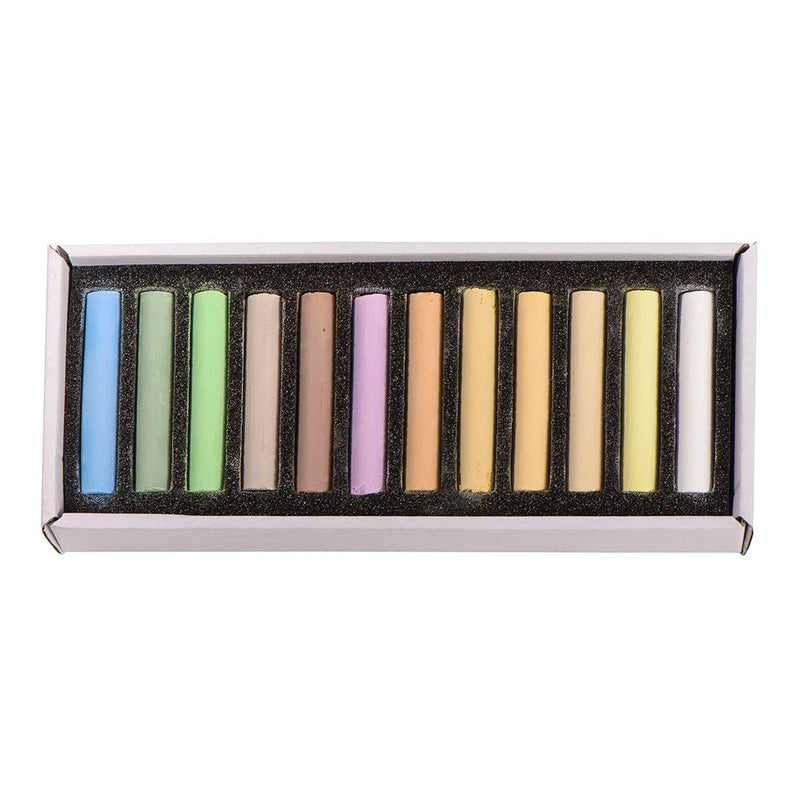 BLOCKX Soft Artists' Pastels Assorted Dark Colours Set of 12