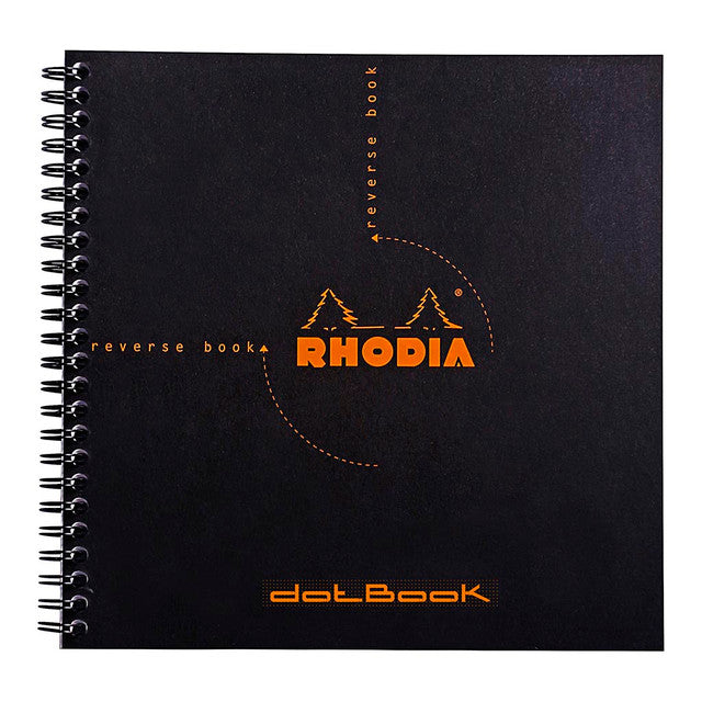 Rhodia Reverse Book Spiral 210x210mm Dotted