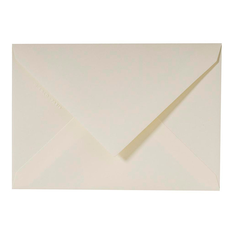 G Lalo Velin pur Coton C6 Creme Envelopes Pack of 20