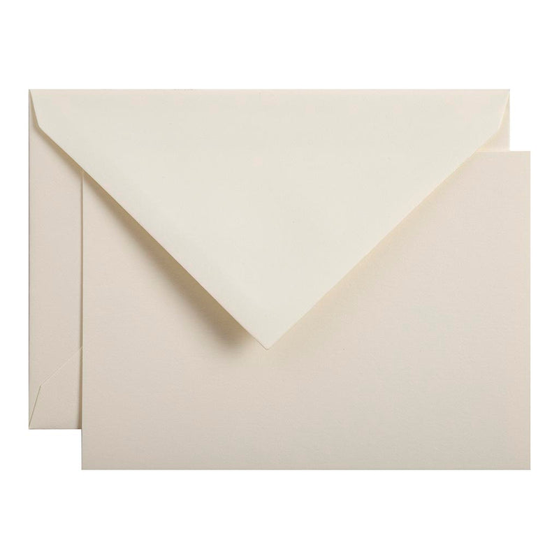 G Lalo Velin pur Coton Correspondence Creme Card Set 