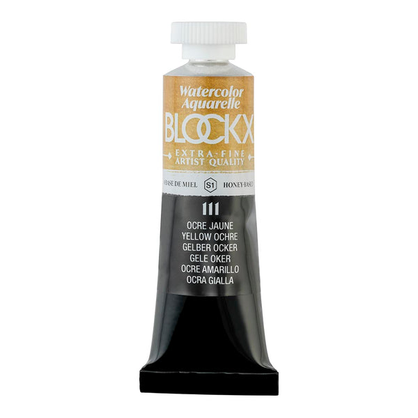 BLOCKX Artists' Watercolour Paints 15ml#Colour_YELLOW OCHRE (S1)