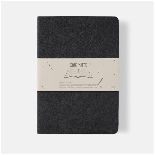 Ciak Mate A5 Lined Notebook#Colour_BLACK