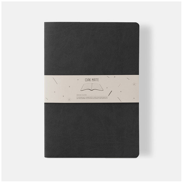 Ciak Mate A4 Lined Notebook#Colour_BLACK