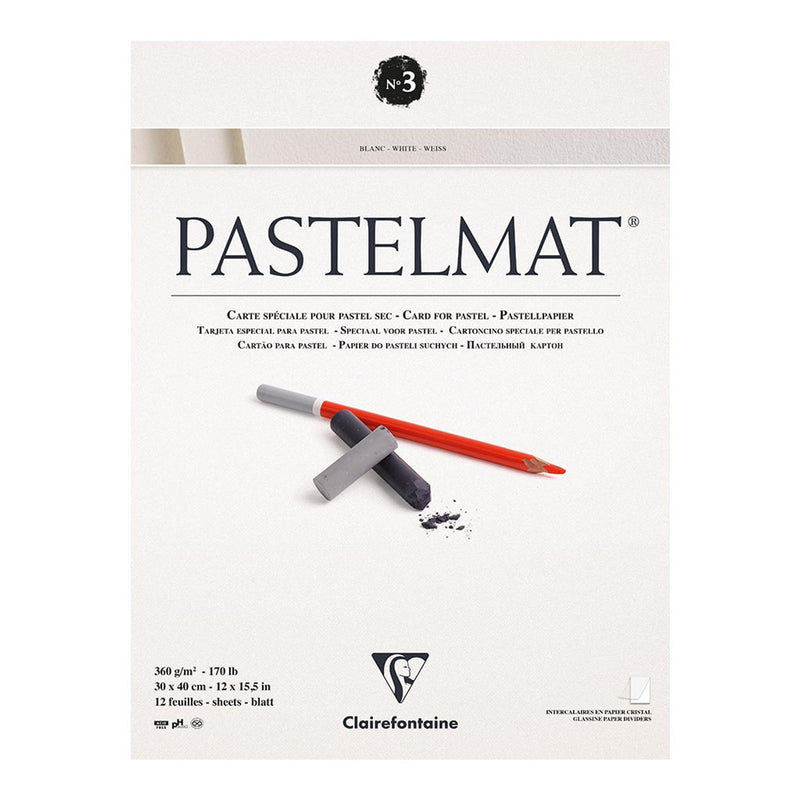 Clairefontaine Pastelmat Pad No. 3 12 Sheets