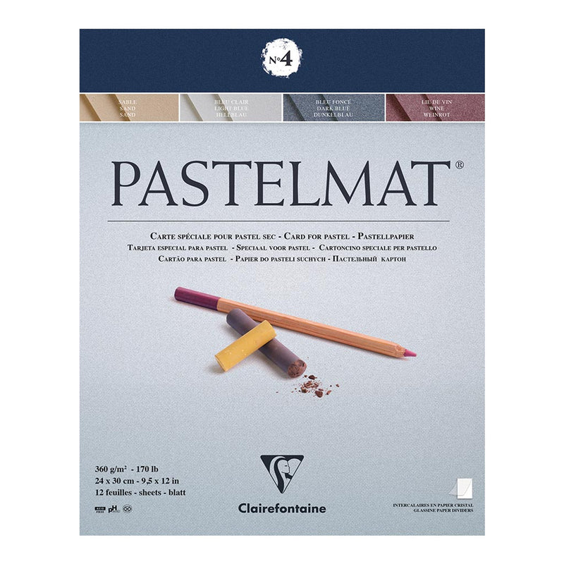Clairefontaine Pastelmat Pad No. 4 12 Sheets