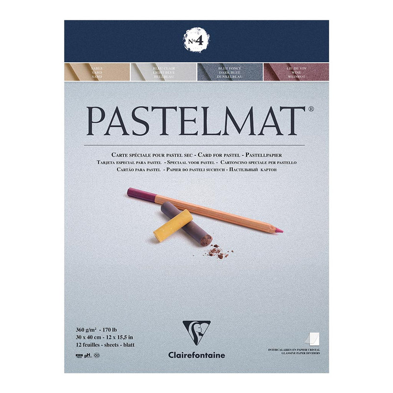 Clairefontaine Pastelmat Pad No. 4 12 Sheets