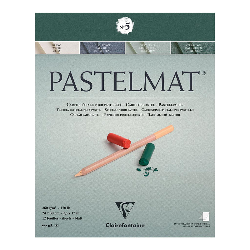 Clairefontaine Pastelmat Pad No. 5 12 Sheets