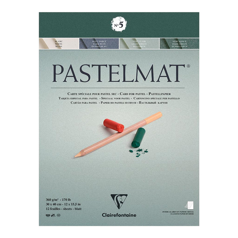 Clairefontaine Pastelmat Pad No. 5 12 Sheets