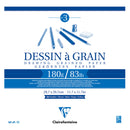 Clairefontaine 28x28cm 180gsm 30 sheet Grain Drawing Pad
