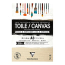 Clairefontaine Polycotton 210gsm 10 sheet Natural Canvas Pads