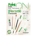 Clairefontaine PaintON White 250gsm 30 sheet Recycled Pads