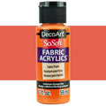 Decoart Sosoft Fabric Paints 59ml#Colour_CADMIUM ORANGE HUE