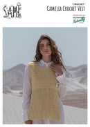 Camelia Crochet Pattern - Womens Vest XS-4XL 10ply Yarn