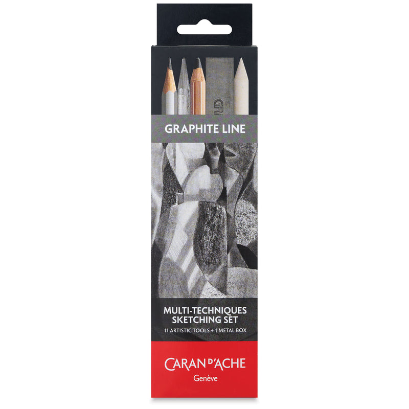 Caran D'ache Graphite Line Multi-Techniques Sketching Set Of 11