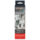 Caran D'ache Graphite Line Technalo Water-Soluble Pencils Set of 7