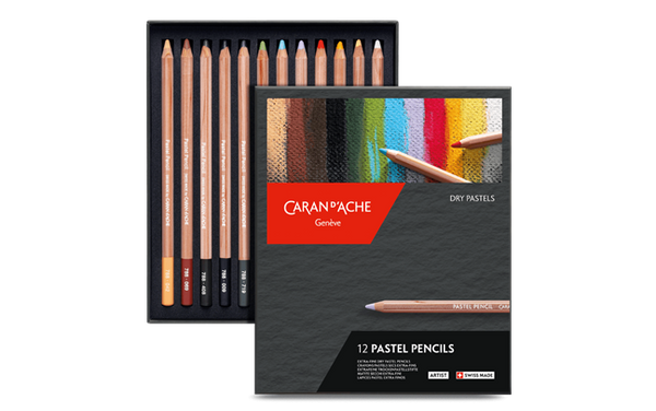 Caran d'Ache Pastel Pencils Set#Pack Size_PACK OF 12