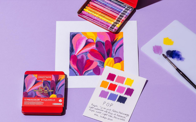 Caran d'Ache Neocolor II Pop Assorted Special Edition Set of 10