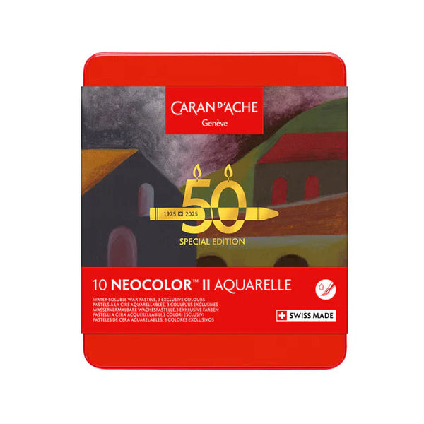 Caran d'Ache Neocolor II Dark Assorted Special Edition Set of 10