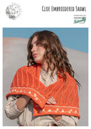 Cloe Knitting Pattern - Womens Shawl OS