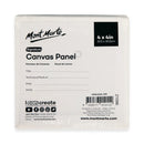 Mont Marte 3MM Canvas Panel 4"X4" Pack of 60