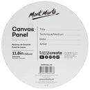 Mont Marte 3MM Round Canvas Panel 30CM Pack of 36