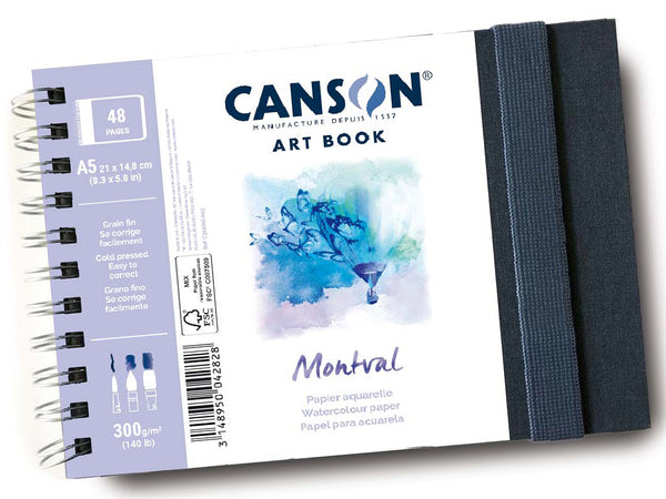 Canson Montval Artbook 300gsm Cold Press#Size_A5
