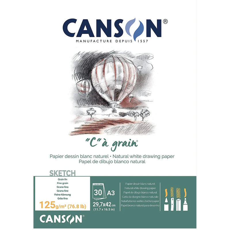 Canson "C" à grain 125gsm 30 Sheet Pads