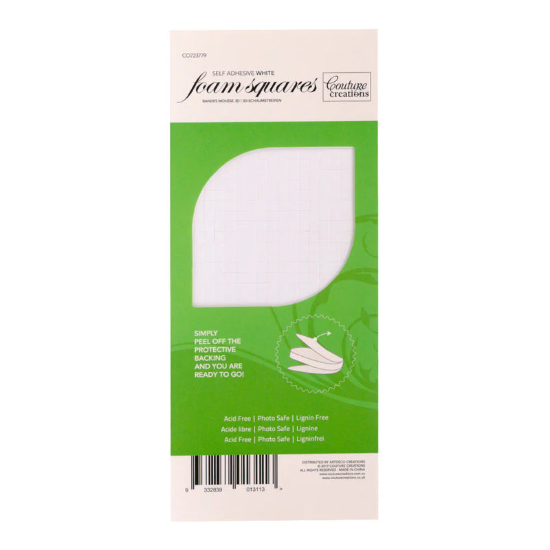 Couture Creations Adhesive 3D Foam Squares 904 Pieces
